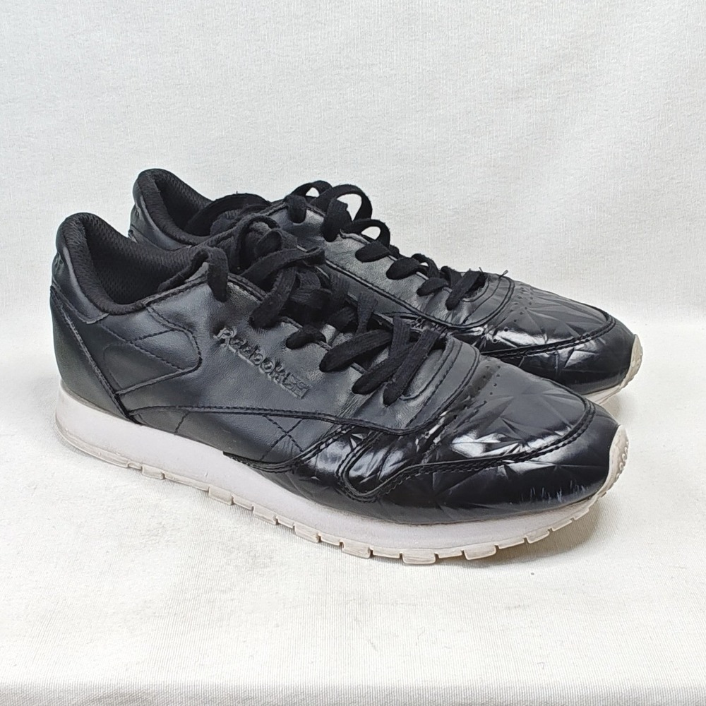 Reebok Sneakers Classic Leather Hype Metallic 9 Black BD4887 Low Top Shoes